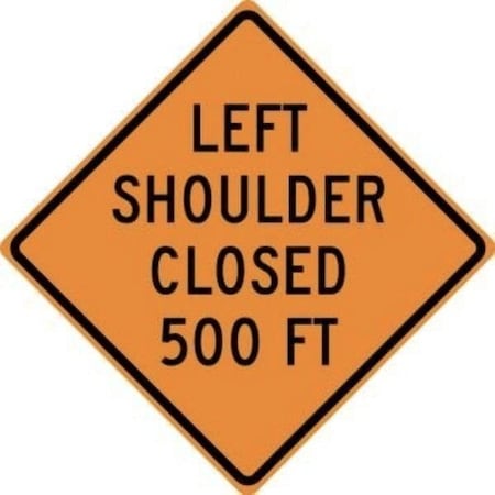 Accuform RIGID CONSTRUCT ION SIGN LEFT SHOULDER FRK320DP